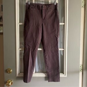 Old Navy Brown High Rise Pixie Pants